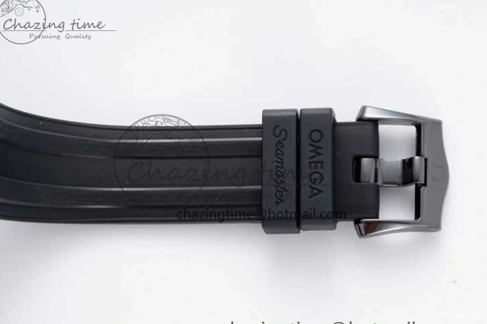 0521 Stretchable Seamaster Diver 300M ORF 1:1 Best Edition Black Ceramic Black Dial on Black Rubber Strap A 7794